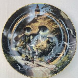 Vintage Granny's Enchanted Cottage by Robert Hersey Plate 1989